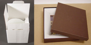 Customised cardboard box for porcelain