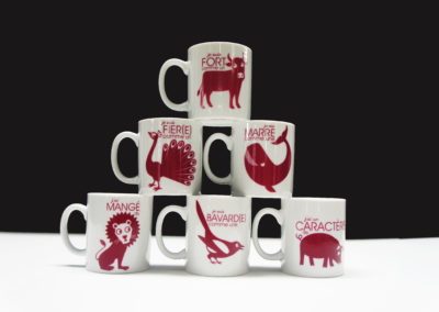 mug screen printed